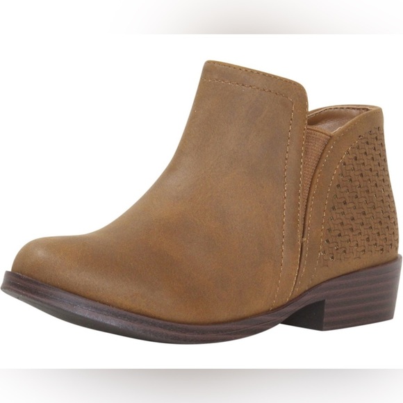 Mia Kids Little/Big Girl's Darlette Ankle Boots Cognac - Picture 1 of 8